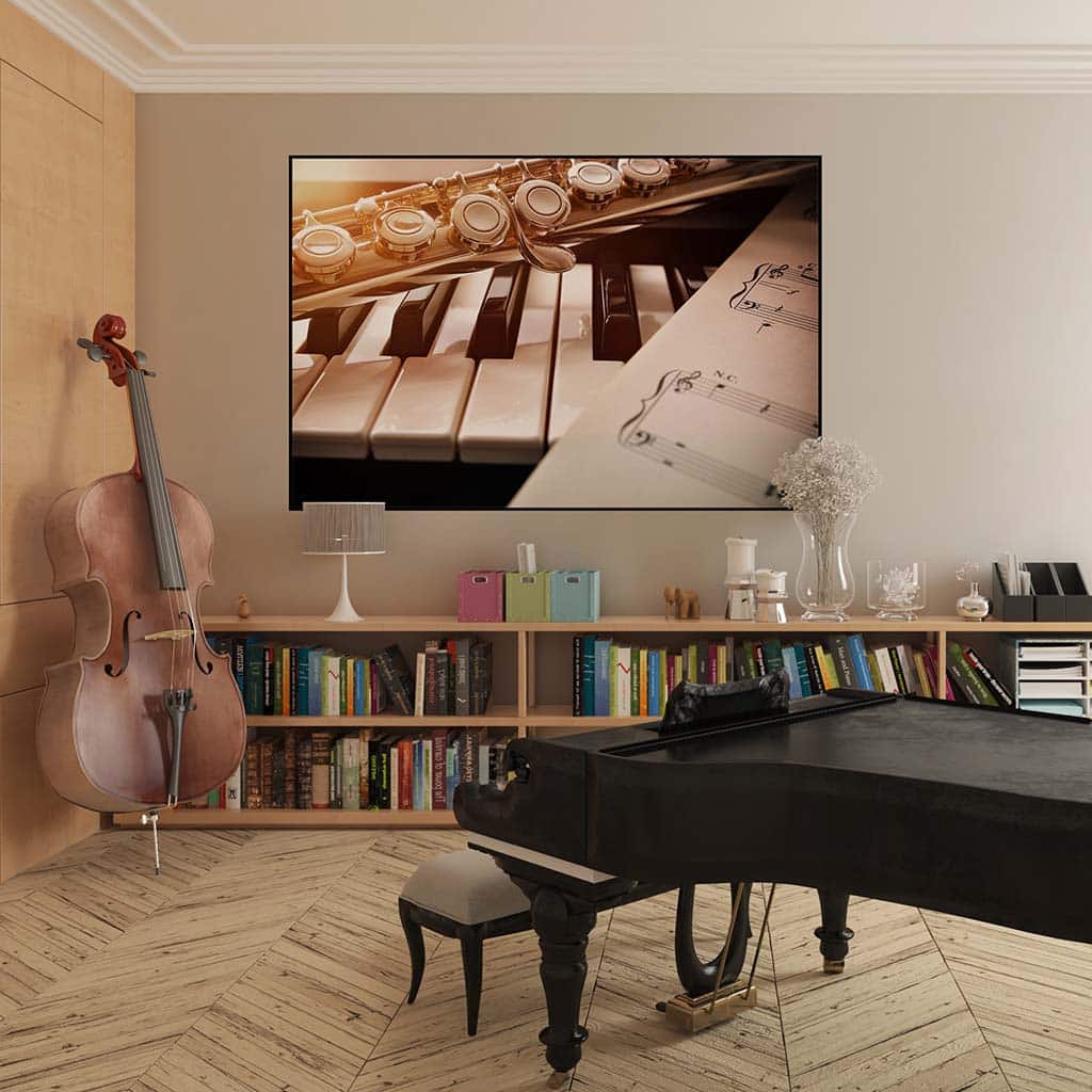 Akoestisch paneel muziek kamer