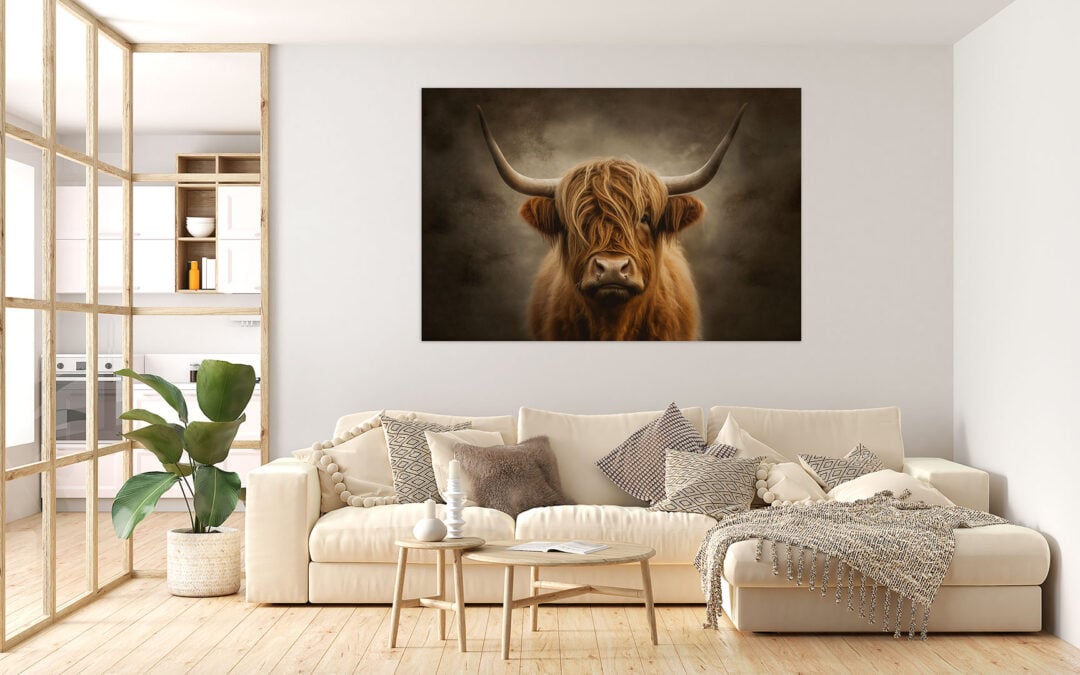 Schotse Hooglander Schilderij: Stylingtips voor Elk Interieur