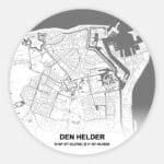 Muurcirkel Citymap Den Helder