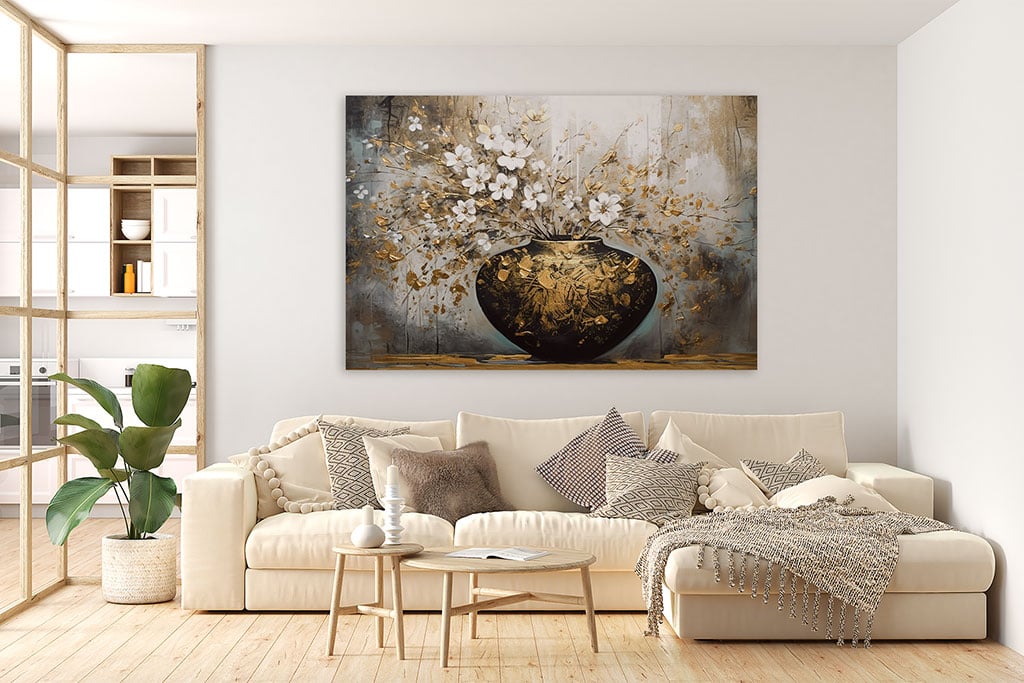 Schilderij op Aluminium Dibond woonkamer