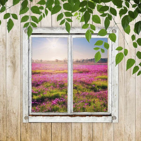 Doorkijk-raam-paars-roze-bloemenveld-V-tuinposter-sfeer.jpg