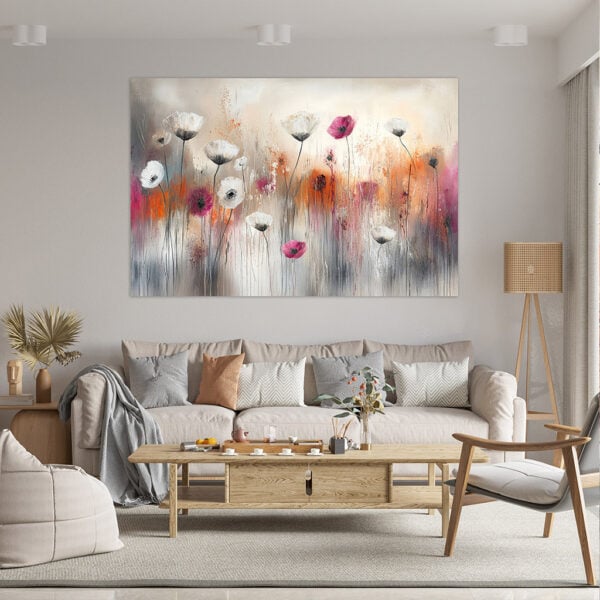 Schilderij Fading fields