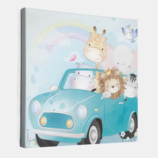 Groepje-wilde-dieren-in-auto-canvas-binnen.jpg