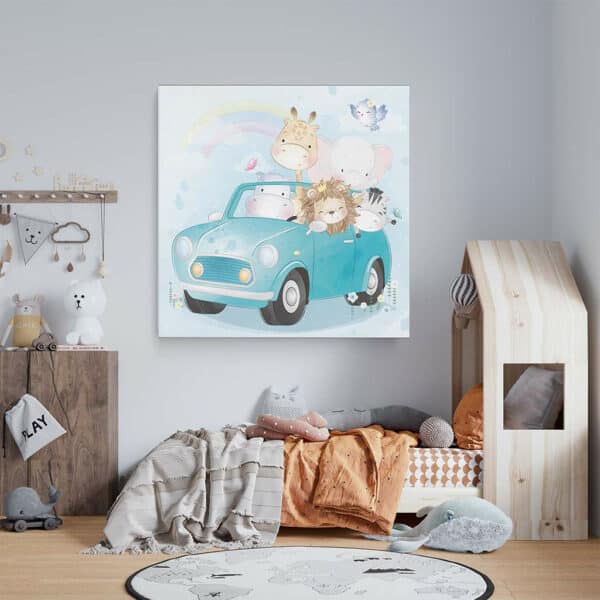 Groepje-wilde-dieren-in-auto-canvas-binnen-sfeer.jpg