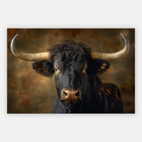 Schilderij stier
