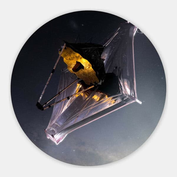 James-Webb-Space-Telescope-Artist-Conception-muurcirkel.jpg