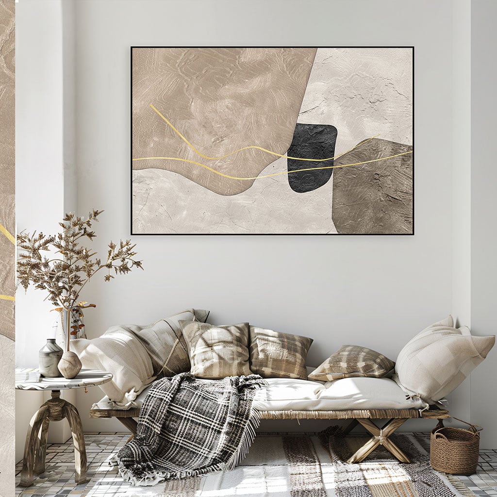 Japandi stijl woonkamer