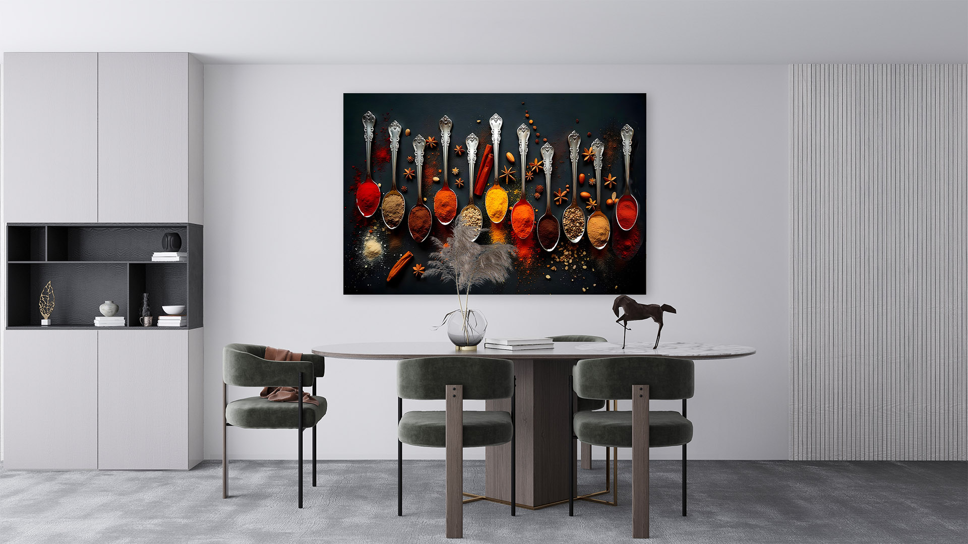 Keuken schilderij sfeerbeeld