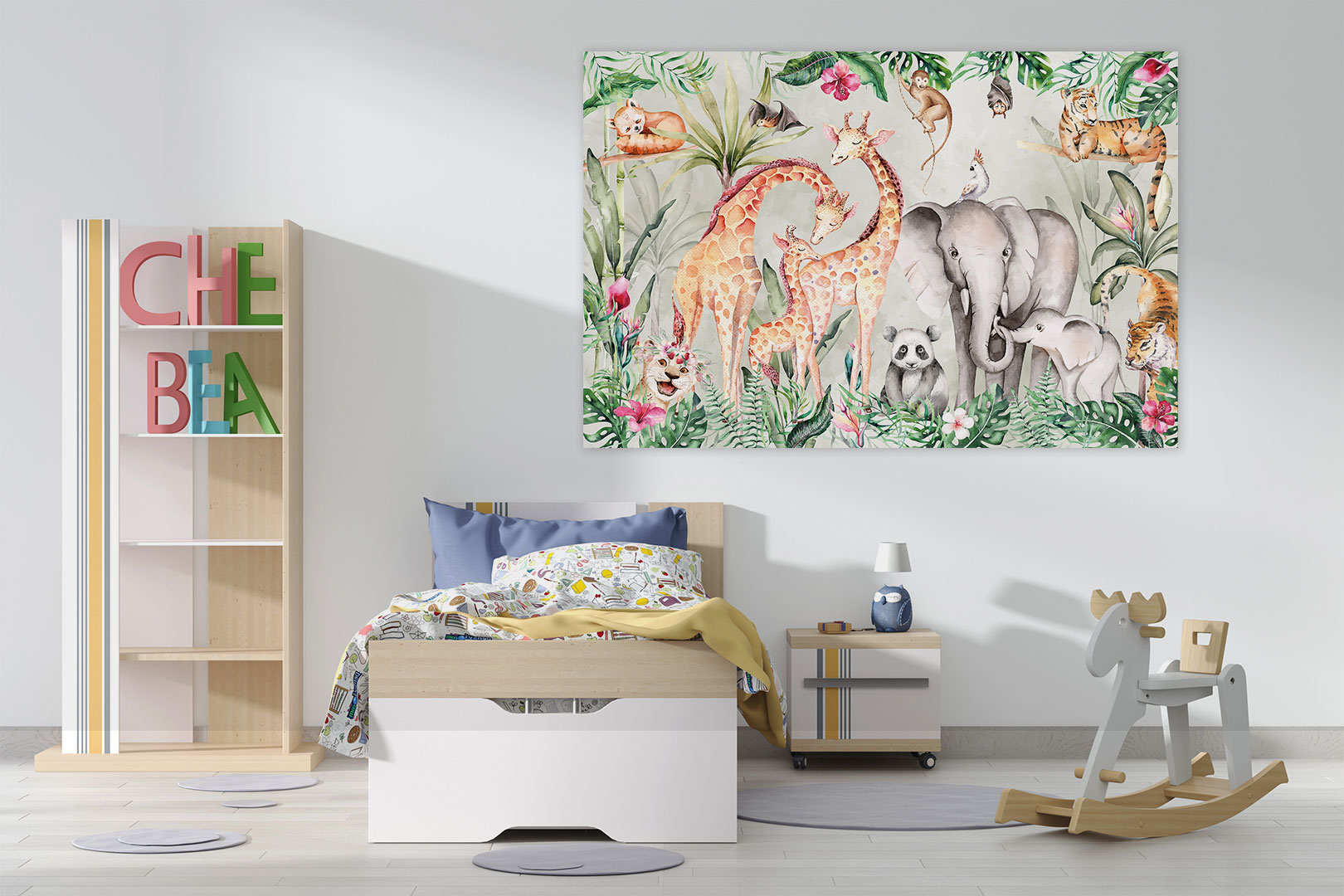 Wanddecoratie kinderkamer sfeerbeeld