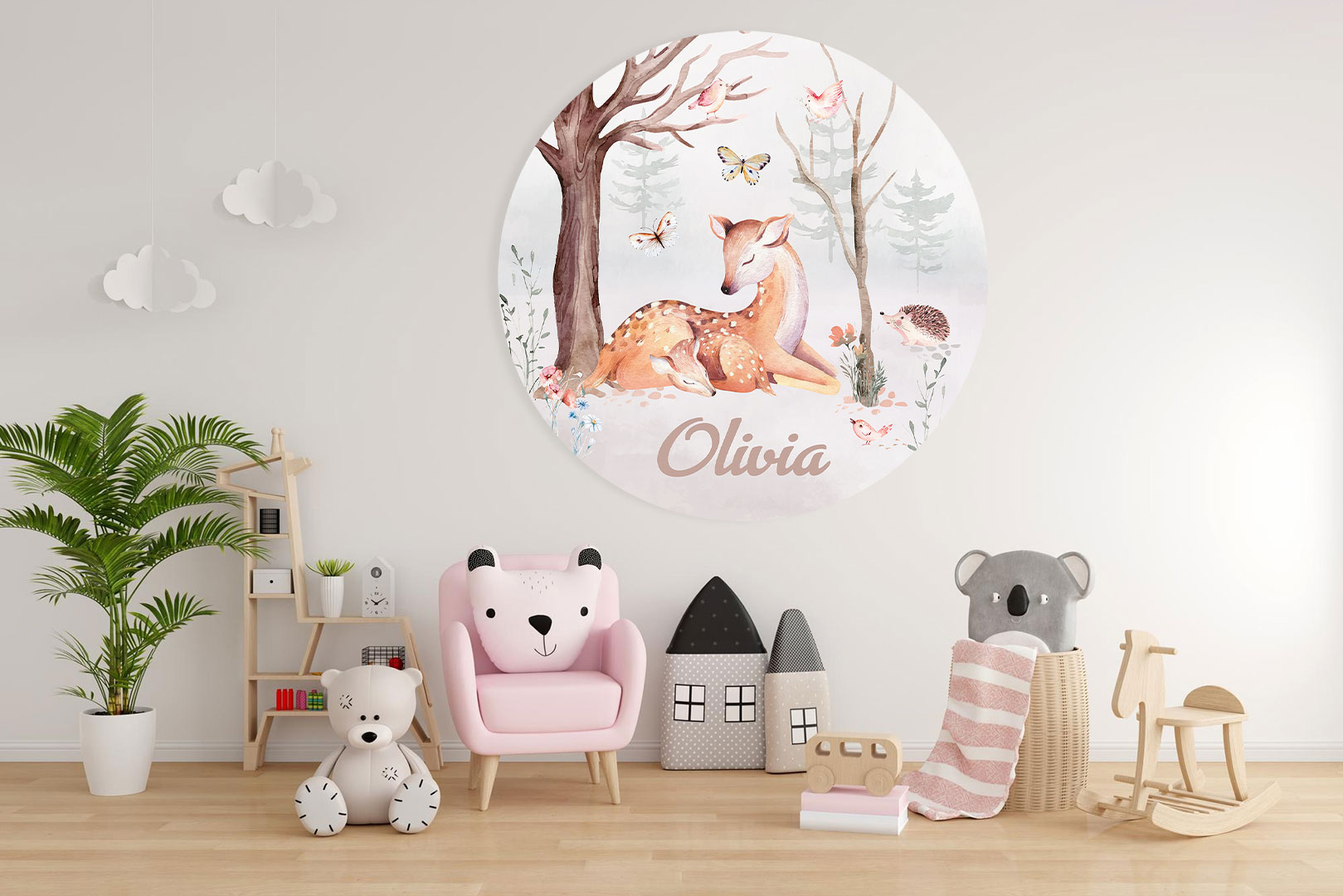 Wanddecoratie kinderkamer sfeerbeeld