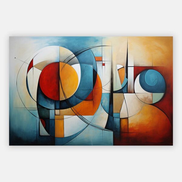 Schilderij kleurrijk abstract