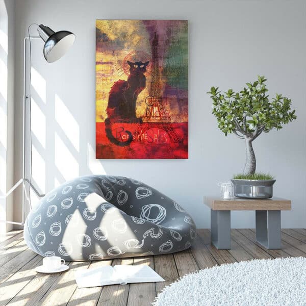 Le-chat-noir-in-Paris-canvas-sfeer.jpg