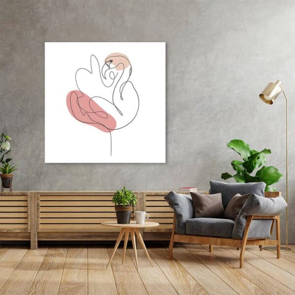 Lineart-dieren-flamingo-wandpaneel-sfeer.jpg