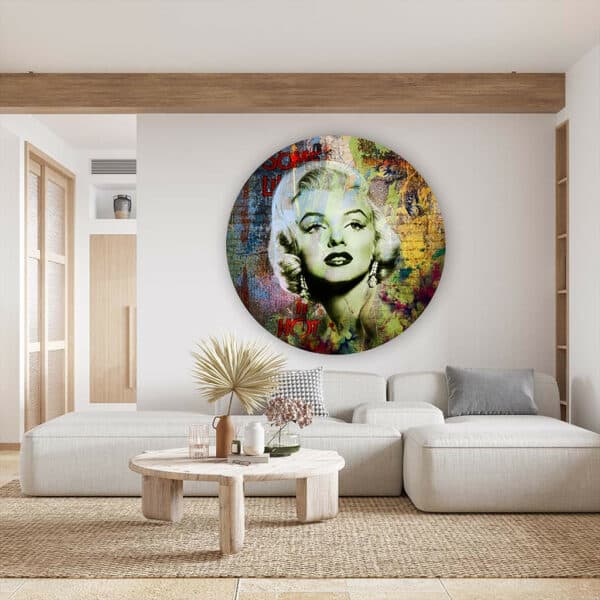 Marylin-Monroe-popart-photo-art-muurcirkel-sfeer.jpg