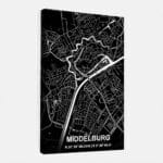 Canvas Citymap Middelburg