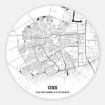 Muurcirkel Citymap Oss