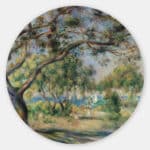 Pierre-Auguste-Renoir---Bois-de-la-Chaise-muurcirkel.jpg