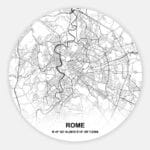 Muurcirkel Citymap Rome