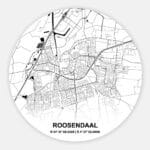 Muurcirkel Citymap Roosendaal