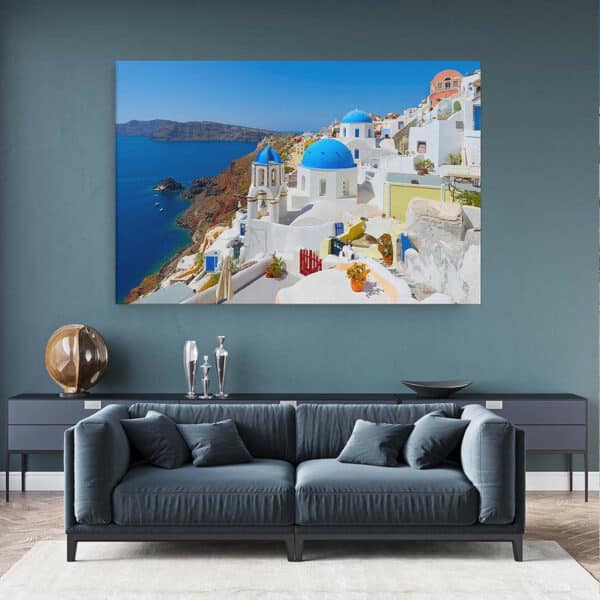 Santorini-eiland-Griekenland-canvas-sfeer.jpg