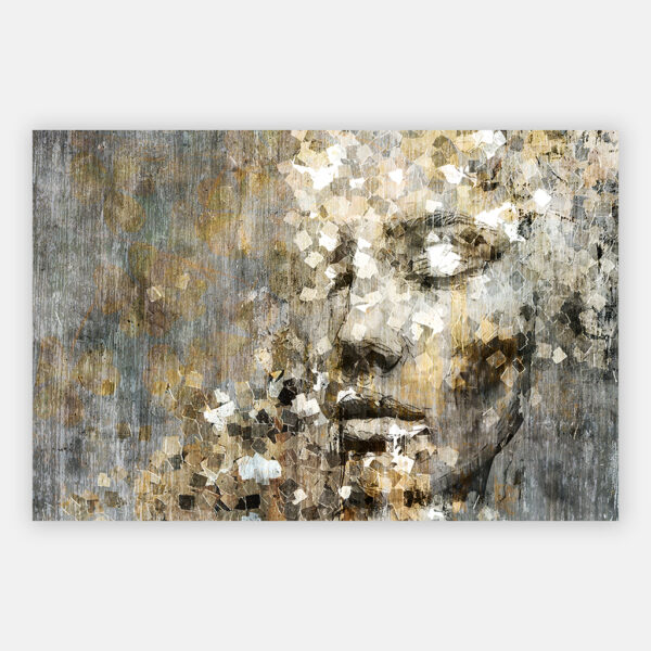 Schilderij Scattered thoughts - wide edition