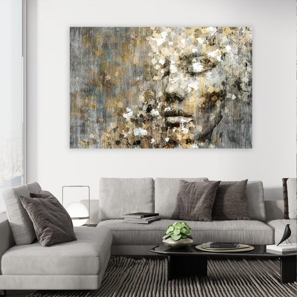 Schilderij Scattered thoughts - wide edition