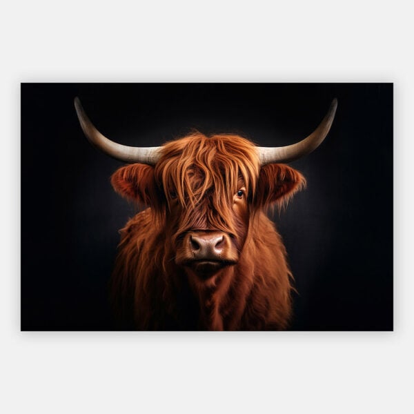 Schilderij Schotse hooglander roodbruin