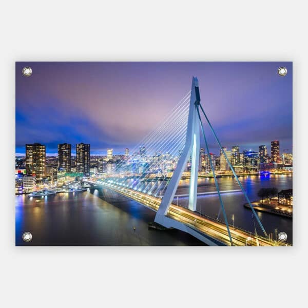 Skyline-Rotterdam--avond-tuindoek.jpg