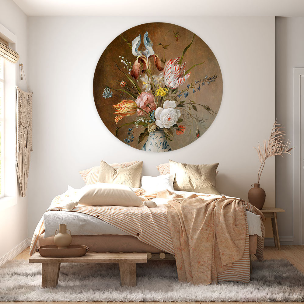 Wanddecoratie slaapkamer muurcirkel
