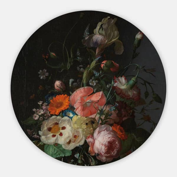 Stilleven-met-bloemen-op-een-marmeren-tafelblad-Rachel-Ruysch-1716-muurcirkel.jpg