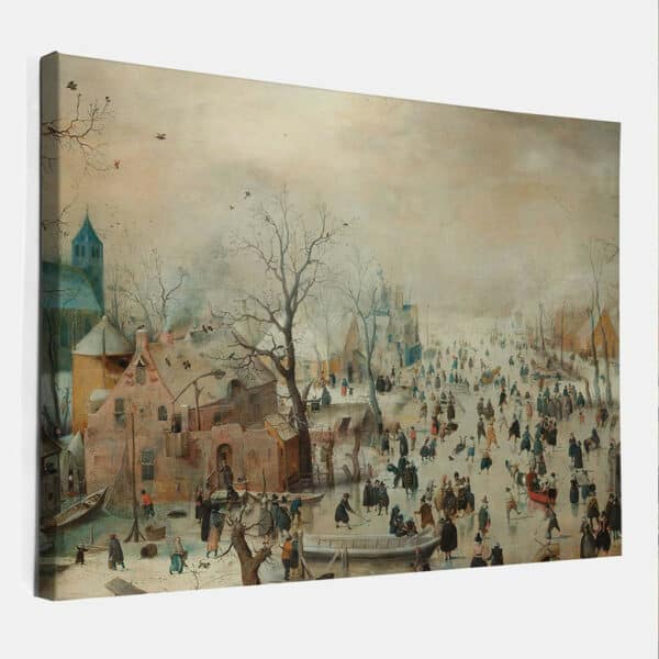 Winterlandschap-met-schaatsers-Hendrick-Avercamp-ca-1608-canvas-binnen.jpg